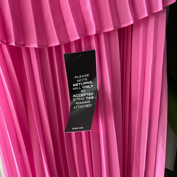 Bcbgmaxazria brand new  with tag pleated gown - Picture 4 of 5